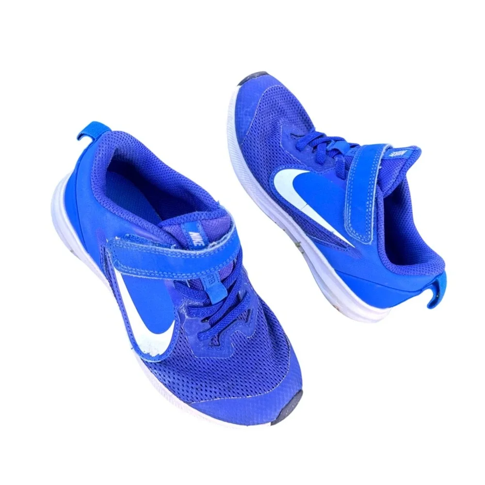 Nike Downshifter 9‎ Toddler Boy Sneakers Size 12 Blue Shoes